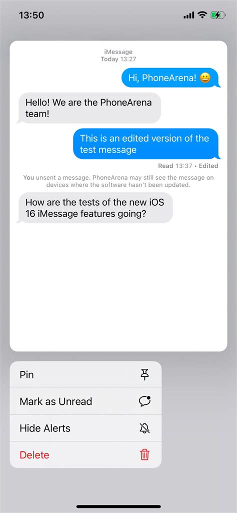 How To Edit And Unsend Messages On Ios 16 Phonearena