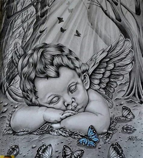 Best Ideas For Coloring Baby Angel Drawing