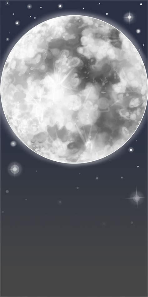 Silver Moon And Stars By Moondustdreams On Deviantart
