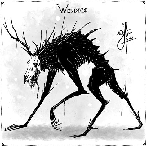 "Wendigo" - Always been fascinated by folklore and tried my hand at the