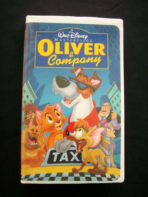 Disney Classic Oliver And Company Vhs 1996 Clamshell Oliver And
