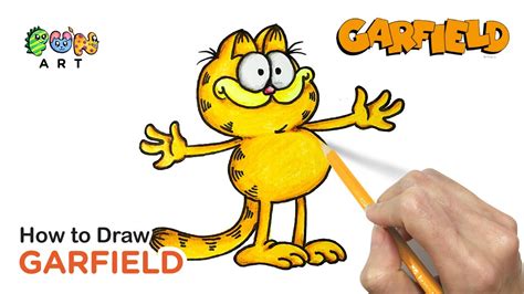 How To Draw Garfield Cartoon Very Easy~ Youtube