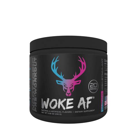 Bucked Up Woke Af Pre Workout Powder Increased Energy Miami 333mg