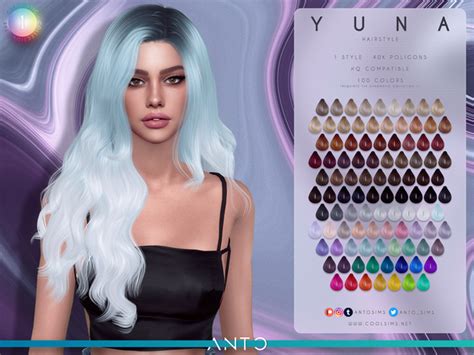 Yuna Hairstyle Requires The Chromatic Collection 1 Λnto On Patreon