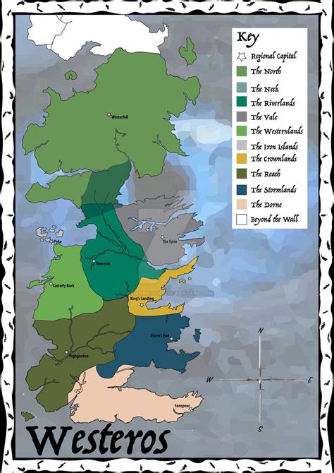 The World Of Westeros By Brianmason25 On Deviantart
