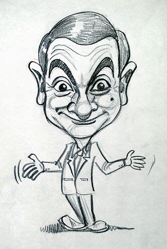 Mr Bean Caricature In Pencil Disney Drawings Sketches Disney Art