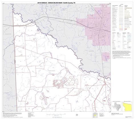 2010 Census County Block Map Smith County Block 1 The Portal To