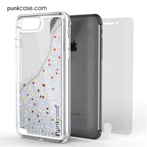 Iphone 8plus Case Punkcase Liquid Silver Series Protective Dual