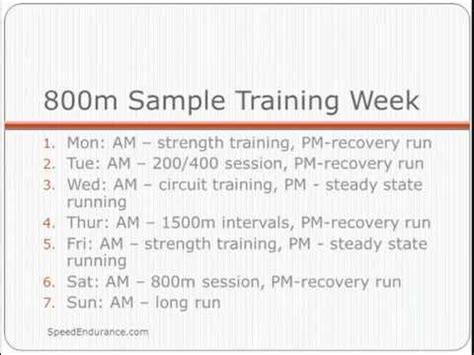 We did not find results for: 800 meter training program - YouTube