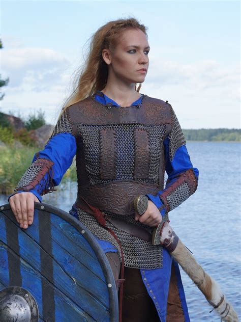 lagertha costume viking women breastplate larp and cosplay etsy