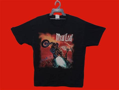 Rip Meatloaf Singer Shirt Band Bat Out The Hell 90s Mens Teeholly