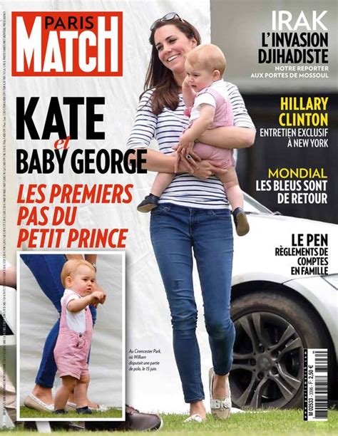 Cette Semaine Dans Paris Match Kate Et Baby George Les Premiers Pas