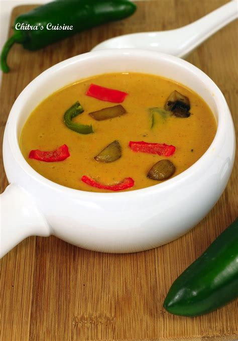 Chitras Cuisine Roasted Jalapeno Soup