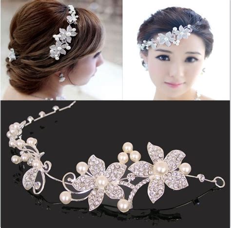 Diamond Tiaras And Crowns Bridal Hair Ornaments For Weddings Crystals