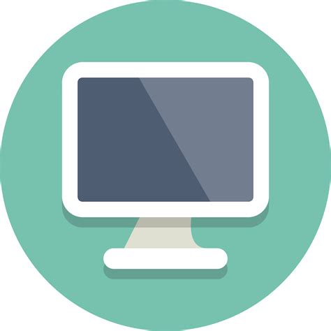 Desktop Computer Icon Png Transparent Image