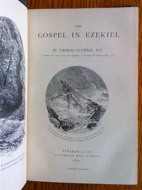 The Gospel In Ezekiel By Guthrie Thomas Bon Couverture Rigide 1873