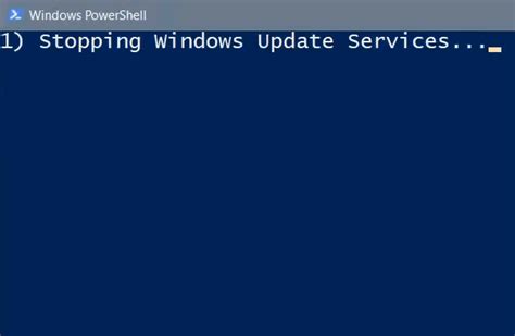 使用 Powershell 脚本重置 Windows 更新客户端