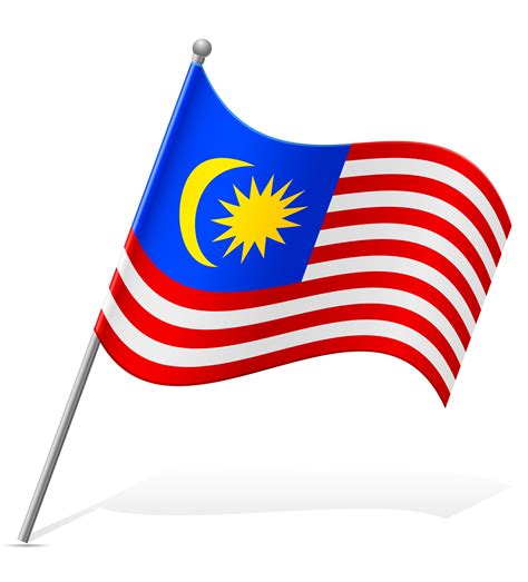 Flag Of Malaysia Vector Illustration 493040 Vector Art At Vecteezy