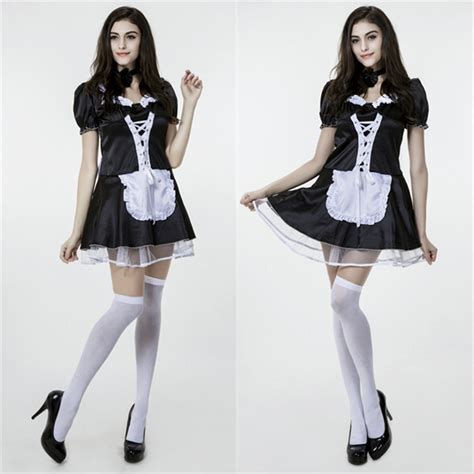 Halloween Costumes For Women Cheap New Black And White Patchwork Fancy