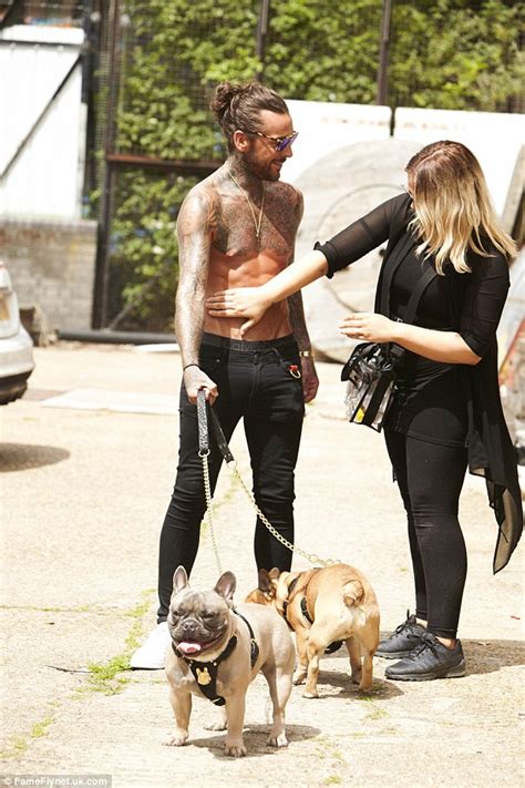 TOWIE S Pete Wicks Strips Off For Calendar Shoot Alongside Pet Pups