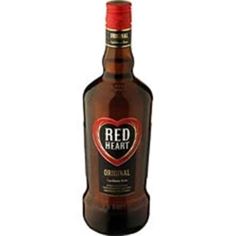 Cfs Home Red Heart Rum Bottle 750ml
