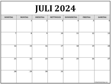 Juli 2022 Kalender Auf Deutsch Kalender 2022