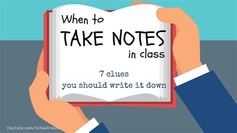When To Take Notes In Class 7 Clues You Should Be Writing It Down Riset