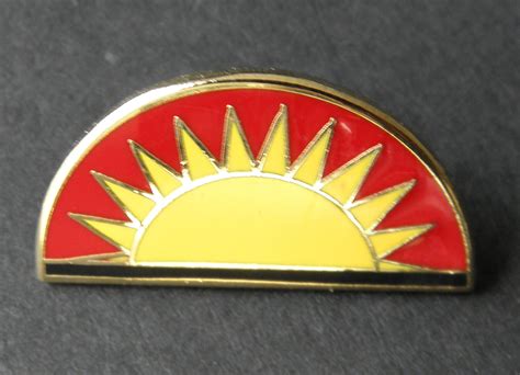 Us Army 41st Infantry Division Jungleers Sunsetters Lapel Hat Pin Badge