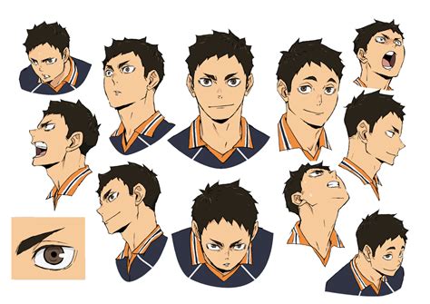 Sawamura Daichi Haikyuu Image Zerochan Character Sheet