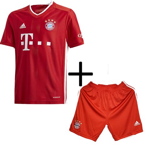 ʔɛf tseː ˈbaɪɐn ˈmʏnçn̩), fcb, bayern munich, or fc bayern. Combo Camisa + Short do Bayern de Munique Home 2020/2021 ...