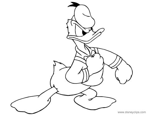 Who hasn't read donald ducks before? Donald Duck Coloring Pages (6) | Disneyclips.com