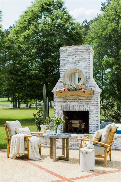 Astounding 50 Marvelous Rustic Outdoor Fireplace Designs For Your