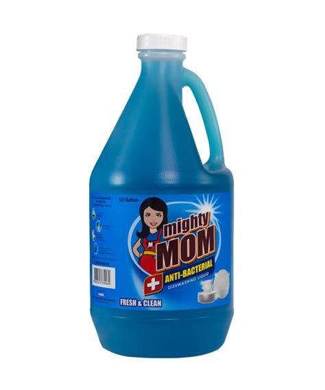 Mighty Mom Anti Bacterial Dishwashing Liquid Fresh And Clean 12 Gallon