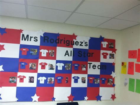 All Star Team Bulletin Board Team Bulletin Board All Star Team