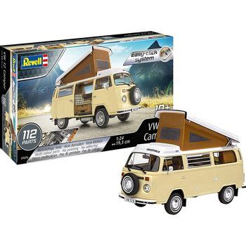 Revell Vw T Camper Modellbausatz F R Einsteiger Mit Dem Easy