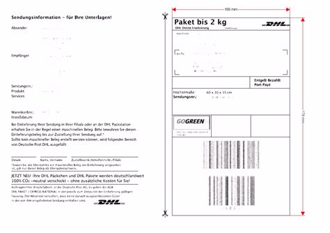 Druckformular zum ausdrucken der aufkleber für pakete und päckchen von dhl. 9 Paket Etikett Vorlage - SampleTemplatex1234 ...