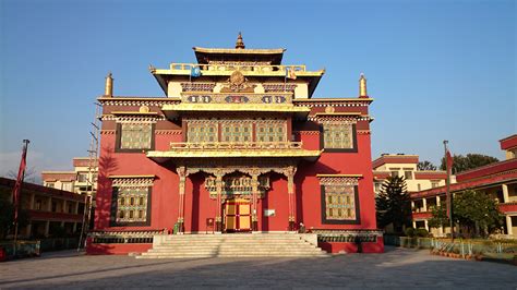 Shechen Tennyi Dargyeling Golden Temple In Kathmandu Nepal Image