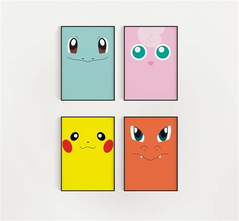 Pokémon Poster Pikachu Etsy