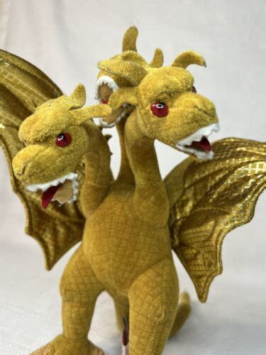 Ty King Ghidora Ghidorah Godzilla Japan Exclusive Plush 3 Headed