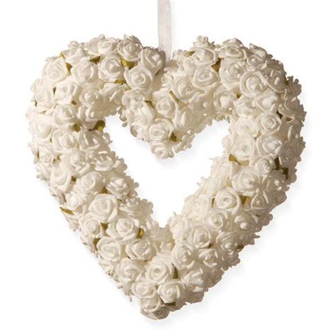 Found It At Wayfair 95 White Rose Wreath Heart Wreath Heart