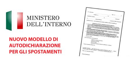 Ecco Il Modulo Autocertificazione Da Compilare Con Il Nuovo Dpcm