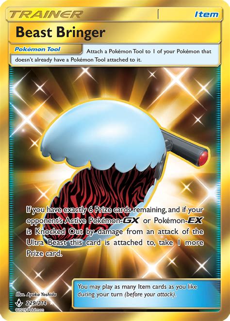 Similarly, ultra beast tag team gx have a red graphic as opposed to a blue one. Beast Bringer-229, Unbroken Bonds (UNB) Price History