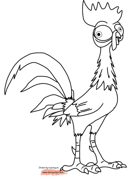 Disney's Moana Coloring Pages | Disneyclips.com