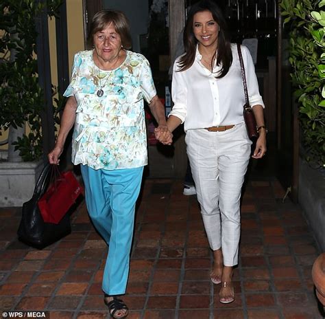 Eva Longoria Is A Vision In Head To Toe White As She Enjoys Mother Daughter