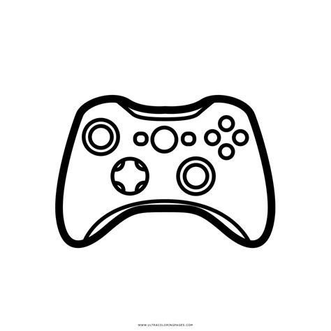 Video Game Controller Coloring Page Ultra Coloring Pages