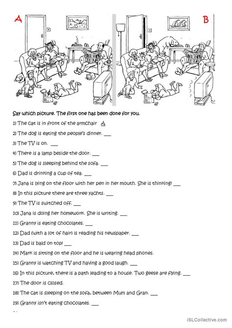 Spot The Differences English Esl Worksheets Pdf And Doc