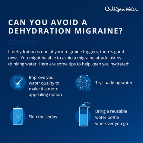 Can Dehydration Cause Migraines Culligan