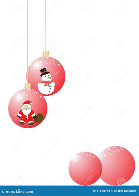 Funny Christmas Baubles Stock Vector Illustration Of December 11538486