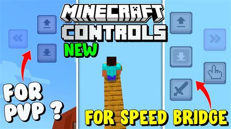 Use Of New Controls In Mcpe How To Pvp With New Controls How To