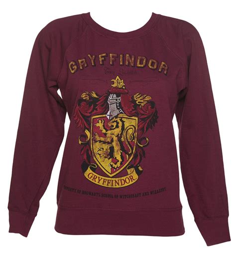 Ladies Harry Potter Gryffindor Team Quidditch Sweater Amazonca